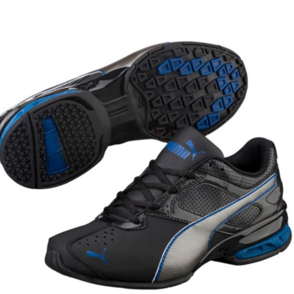 New Puma Black & Blue sneakers - Youth 4 (~W 5.5)
